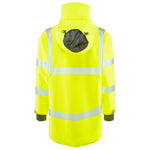 Leo CLOVELLY Hi-Vis Yellow Waterproof Coat A04-Y-LEO