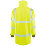 Leo CLOVELLY Hi-Vis Yellow Waterproof Coat A04-Y-LEO