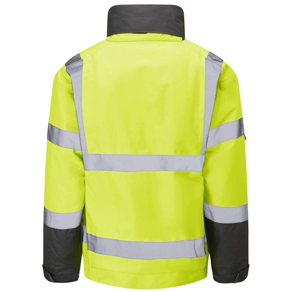 Leo BICKINGTON Hi-Vis Yellow Waterproof Jacket J02-Y-LEO