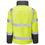Leo BICKINGTON Hi-Vis Yellow Waterproof Jacket J02-Y-LEO