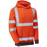 Leo GOODLEIGH Hi-Vis Orange Hooded Sweatshirt SS04-O-LEO