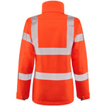 Leo ROSEMOOR Hi-Vis Orange Waterproof Jacket JL04-O-LEO