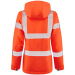 Leo ROSEMOOR Hi-Vis Orange Waterproof Jacket JL04-O-LEO