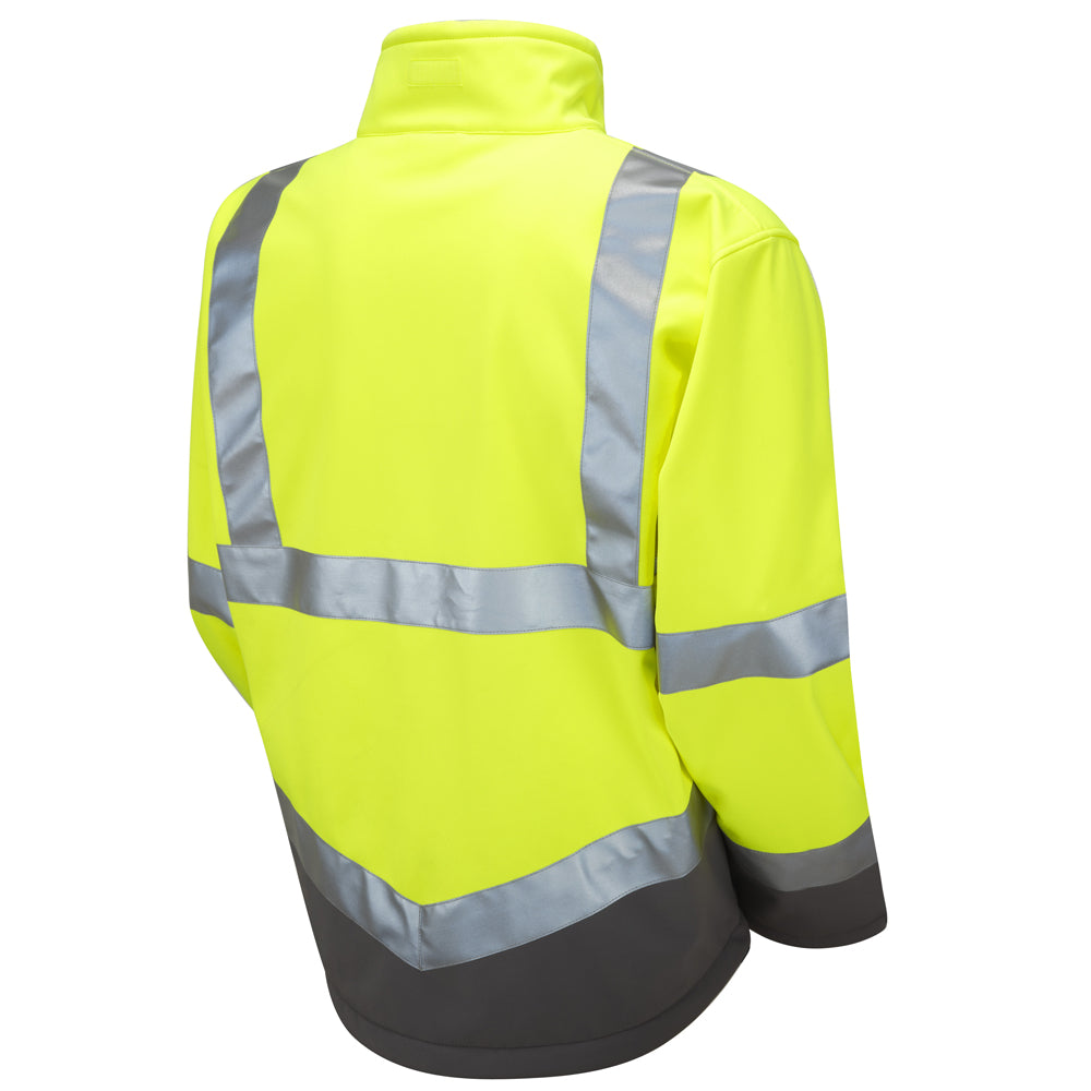 Leo CLOVELLY & BUCKLAND Hi-Vis Yellow Jacket System A04/SJ01-Y-LEO