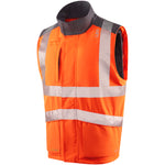 Leo HALSINGER Hi-Vis Orange Bodywarmer BW02-O-LEO
