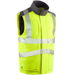 Leo HALSINGER Hi-Vis Yellow Bodywarmer BW02-Y-LEO