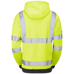 Leo GOODLEIGH Hi-Vis Yellow Hooded Sweatshirt SS04-Y-LEO