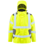 Leo EXMOOR Hi-Vis Yellow Waterproof Jacket J04-Y-LEO