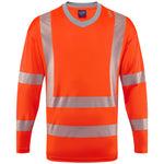 Leo CAPSTONE Hi-Vis Orange T-Shirt T08-O-LEO