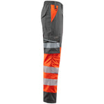 Leo WINSWELL Women's Hi-Vis Orange/Grey Stretch Trousers CL05-O/GY-LEO