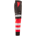 Leo WINSWELL Women's Hi-Vis Red/Grey Stretch Work Trousers CL05-R/GY-LEO