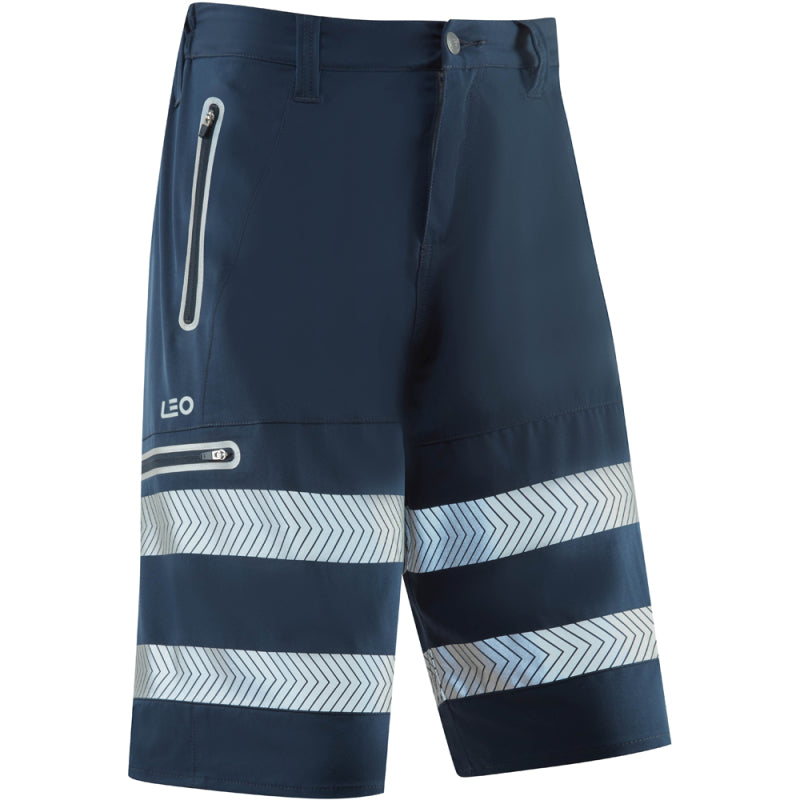 Leo KINGSLEY Navy Stretch Work Shorts SH06-NV-LEO