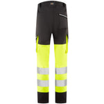 Leo BECKAMOOR Women's Hi-Vis Yellow Stretch Cargo Trousers CL04-Y/AN-LEO