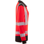 Leo HAZELWOOD Women's Hi-Vis Red/Grey Polo Shirt PL15-R/GY-LEO