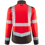Leo PENNYWELL Hi-Vis Red/Grey Softshell Jacket SJL02-R/GY-LEO