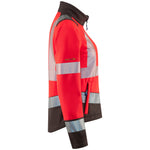 Leo PENNYWELL Hi-Vis Red/Grey Softshell Jacket SJL02-R/GY-LEO