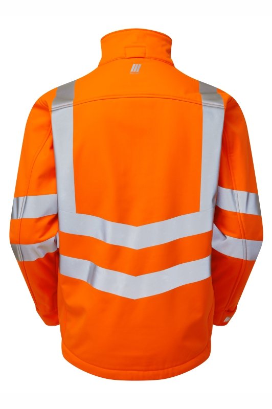 Hi-Vis Orange Interactive Softshell Jacket Windproof PR535-ORG