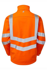 Hi-Vis Orange Interactive Softshell Jacket Windproof PR535-ORG