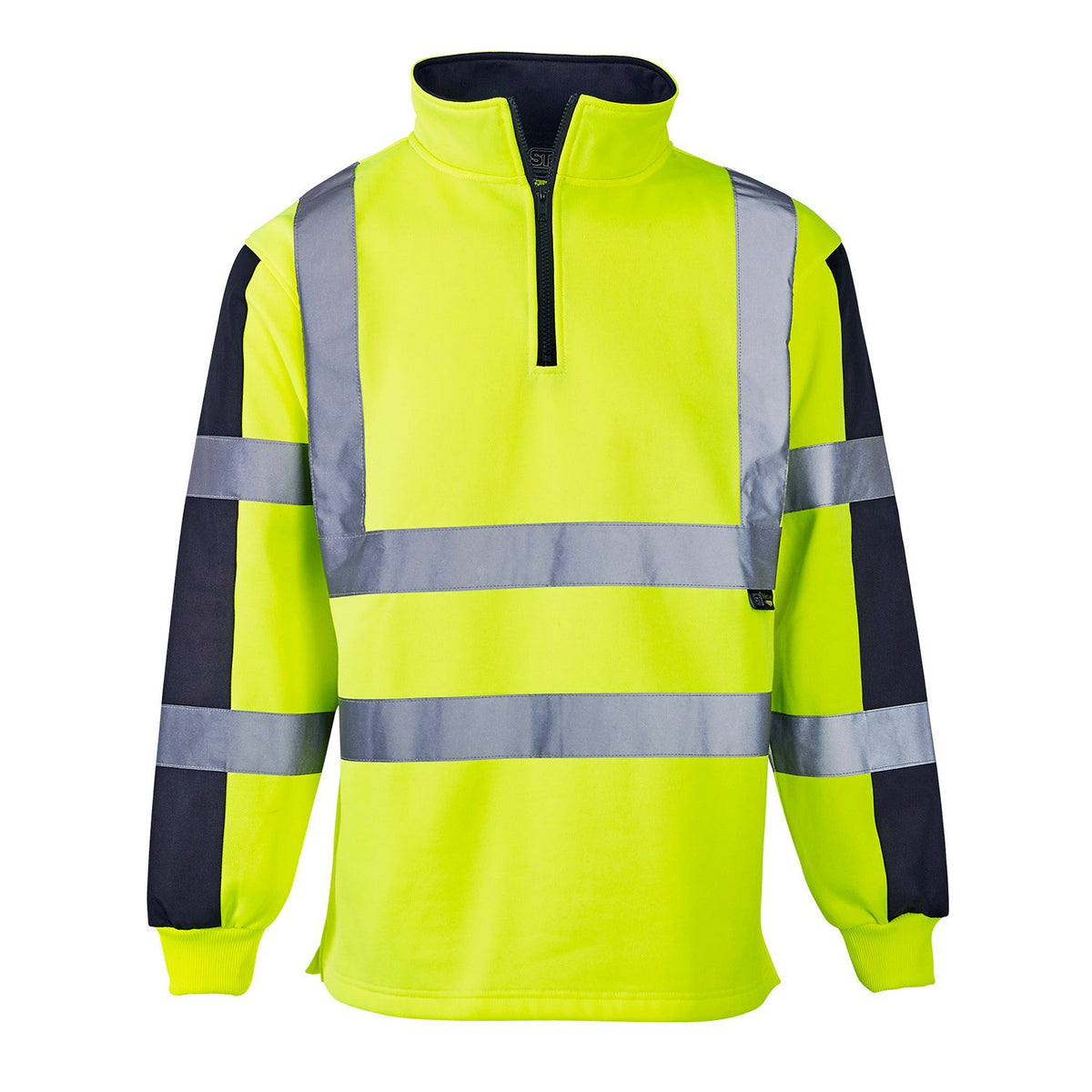 SuperTouch Hi-Viz 2-Tone Rugby Top Shirt Class 2