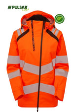 PULSAR LIFE Women's Hi-Vis Orange Shell Jacket LFE960-ORG