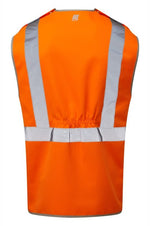 Hi-Vis Orange Tear Apart Safety Waistcoat PR145-ORG