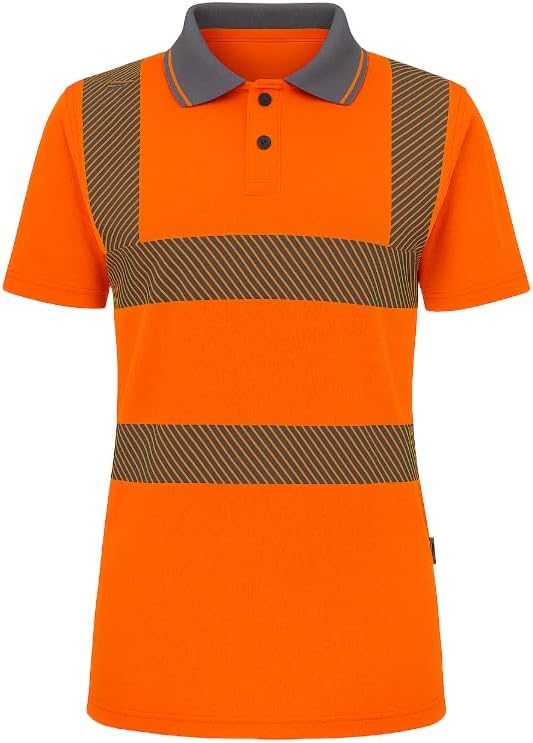 Women’s Premium High Visibility Polo Shirt – UPF 40+, EN ISO 20471