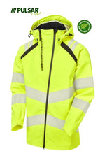 PULSAR LIFE Men's Hi-Vis Yellow Shell Jacket LFE909-YEL