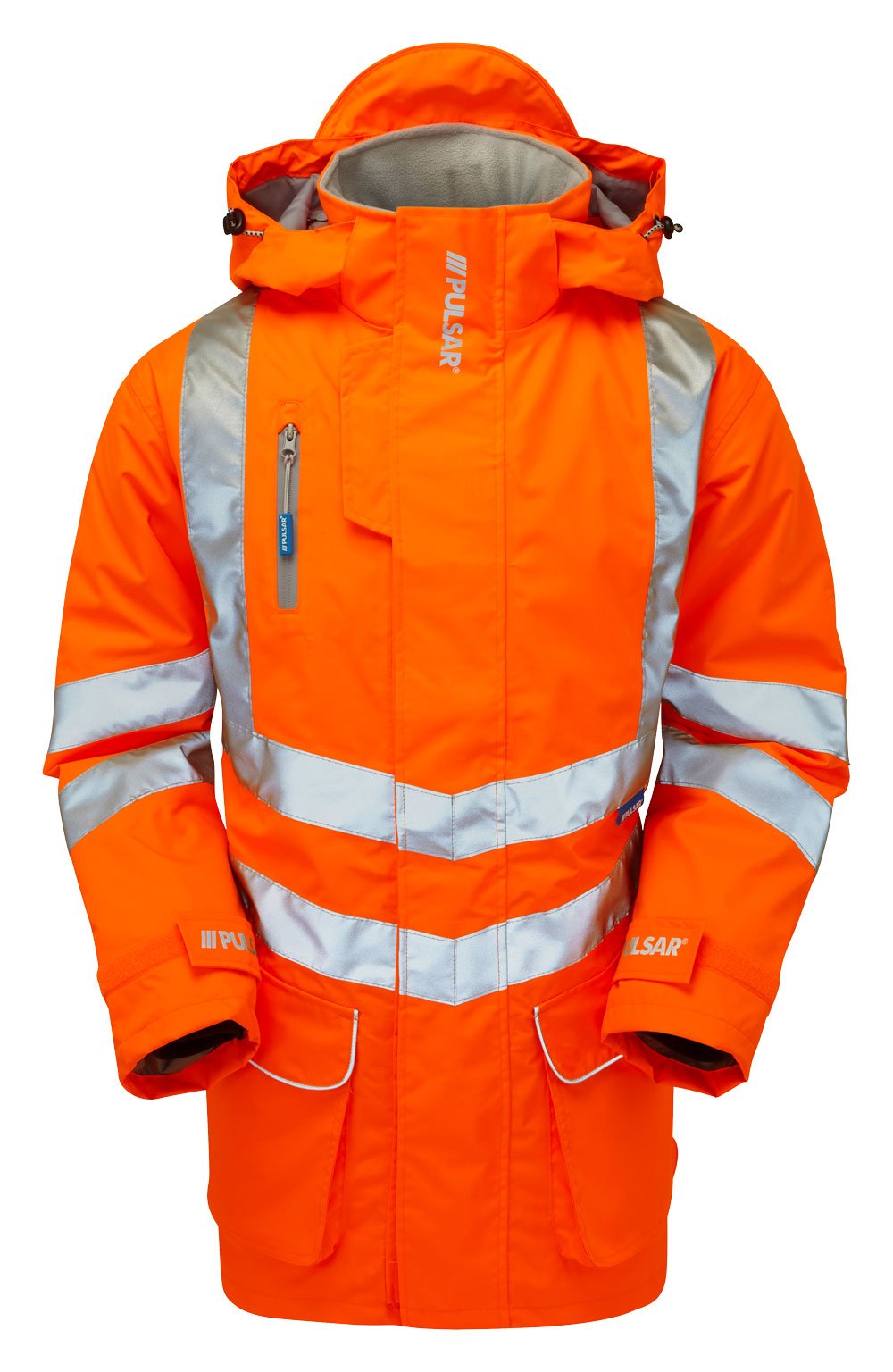 PULSAR Protect Hi-Vis Mesh Lined Storm Coat Orange PR499-R