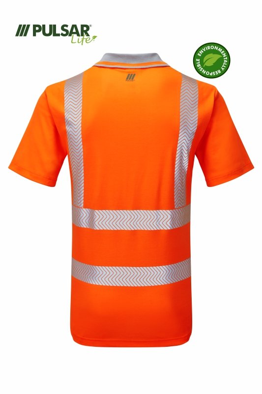 PULSAR LIFE Women's Hi-Vis Orange Polo Shirt LFE951-ORG