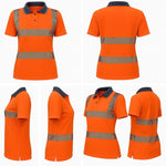Women’s Premium High Visibility Polo Shirt – UPF 40+, EN ISO 20471