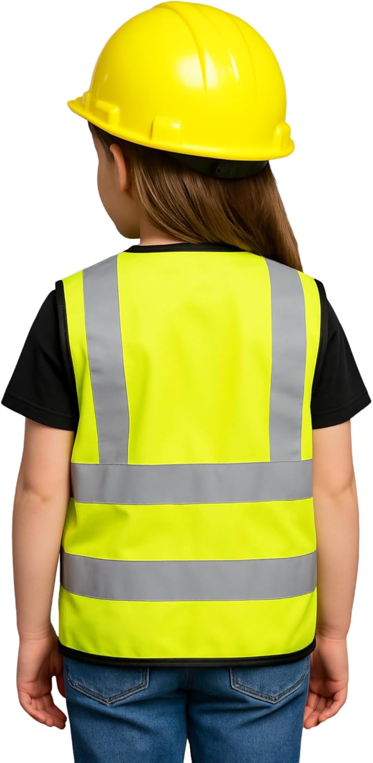 Step Ahead Kids Hi Vis Safety Vest EN1150 Certified – Yellow or Orange
