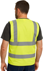 Step Ahead Executive Hi-Vis Vest – EN20471 Certified High Visibility Workwear with Utility Pockets