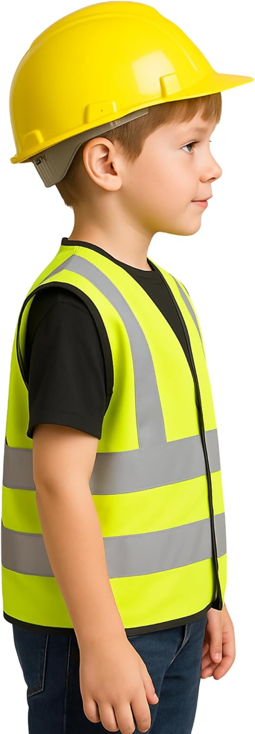 Step Ahead Kids Hi Vis Safety Vest EN1150 Certified – Yellow or Orange