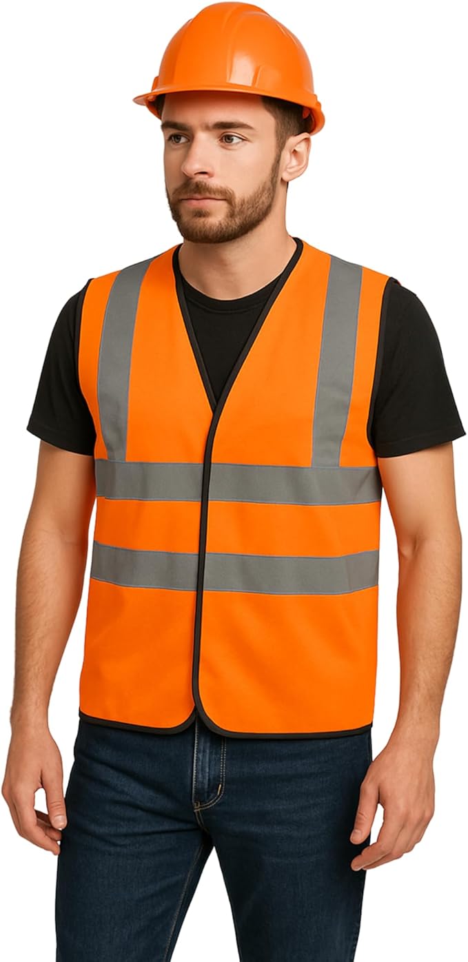 Step Ahead Hi-Vis Safety Vest – EN ISO 20471 Certified Fluorescent Workwear