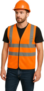 Step Ahead Hi-Vis Safety Vest – EN ISO 20471 Certified Fluorescent Workwear