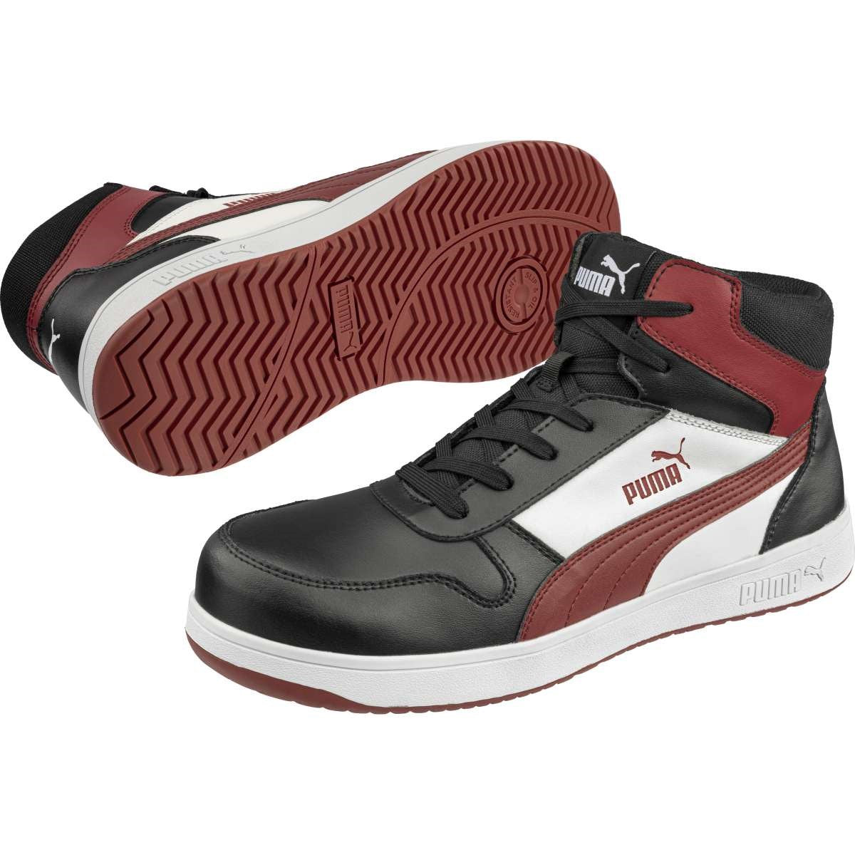 PUMA FRONTCOURT MID S3L Safety Boots - ESD Work Shoes