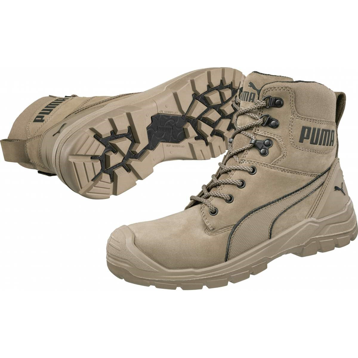 PUMA Conquest Stone High S3 Safety Boots - Heat Resistant