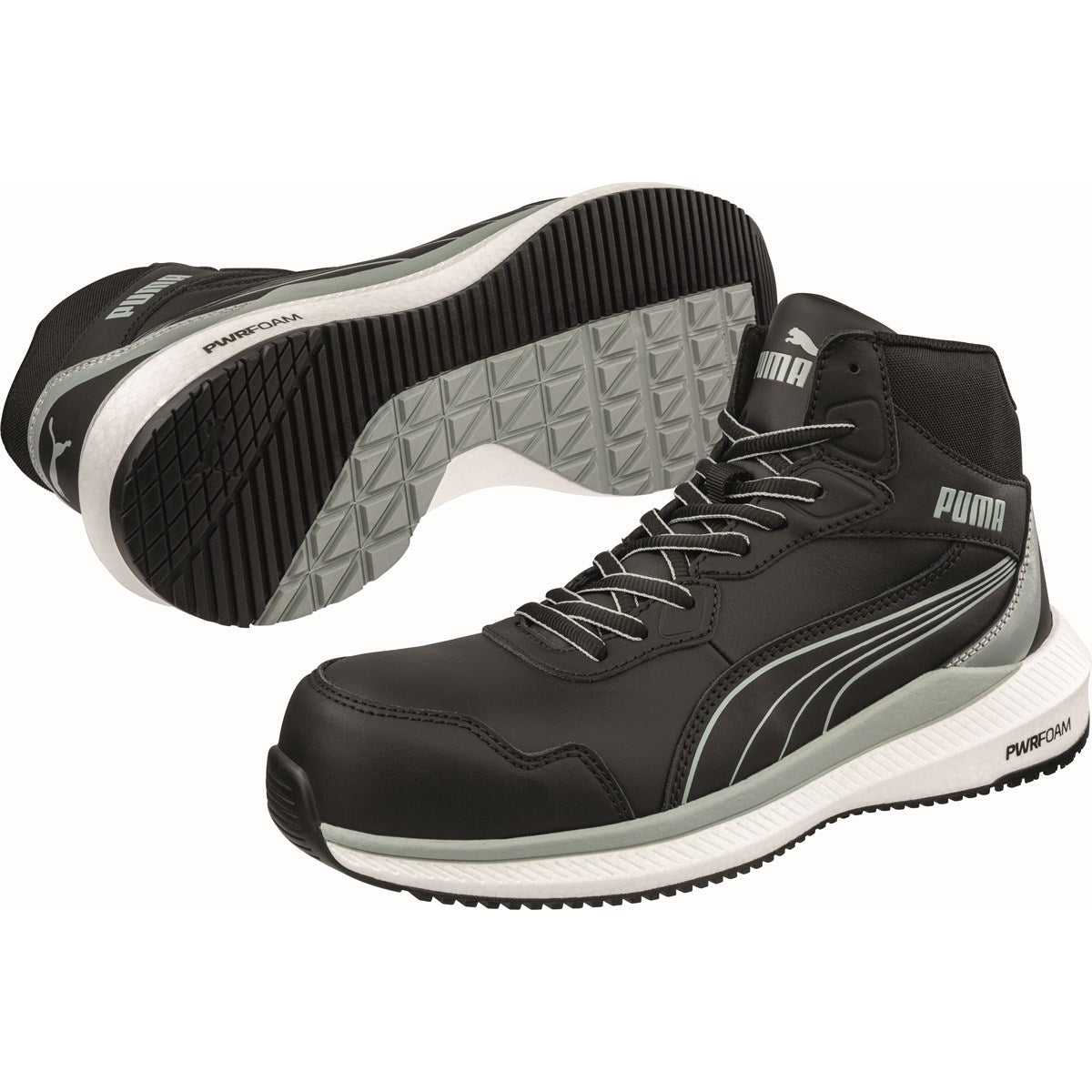 PUMA ZOOM Black S3S Safety Boots - ESD Work Footwear