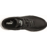 PUMA ZOOM Black S3S Safety Shoes - ESD Leather Work Trainers