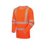 PULSAR LIFE Hi-Vis Orange Bamboo Long Sleeve T-Shirt LFE936