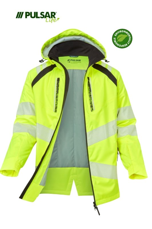 PULSAR LIFE Women's Hi-Vis Yellow Insulated Parka LFE968-YEL