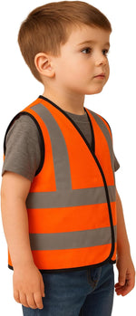Step Ahead Kids Hi Vis Safety Vest EN1150 Certified – Yellow or Orange