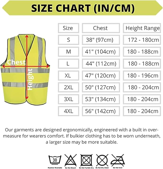 Step Ahead Hi-Vis Safety Vest – EN ISO 20471 Certified Fluorescent Workwear