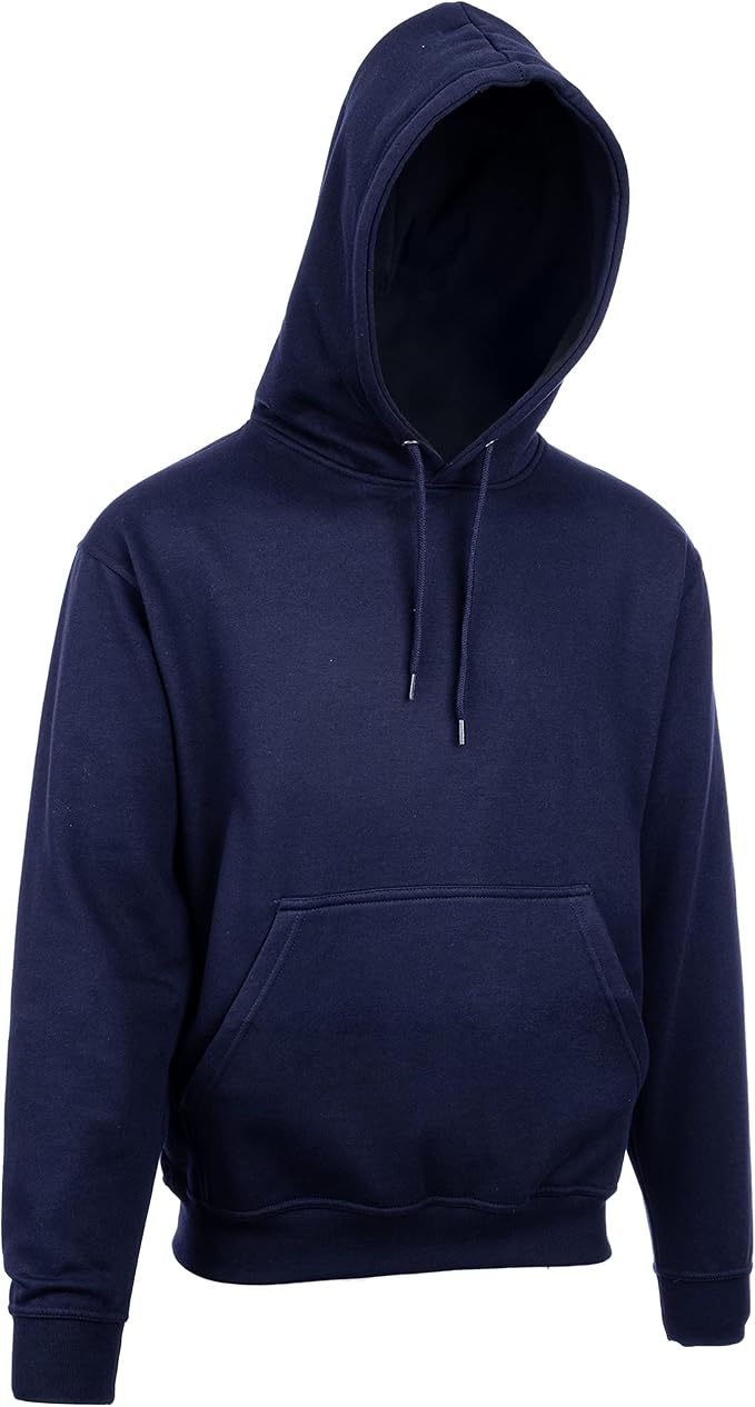 Step Ahead Premium Micro-Polyester Hoodie Jacket – Black/Navy (S-2XL)