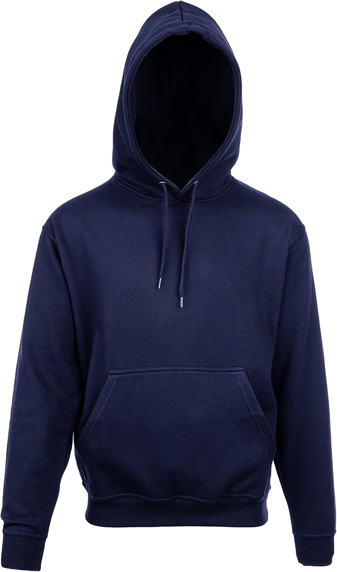 Step Ahead Premium Micro-Polyester Hoodie Jacket – Black/Navy (S-2XL)
