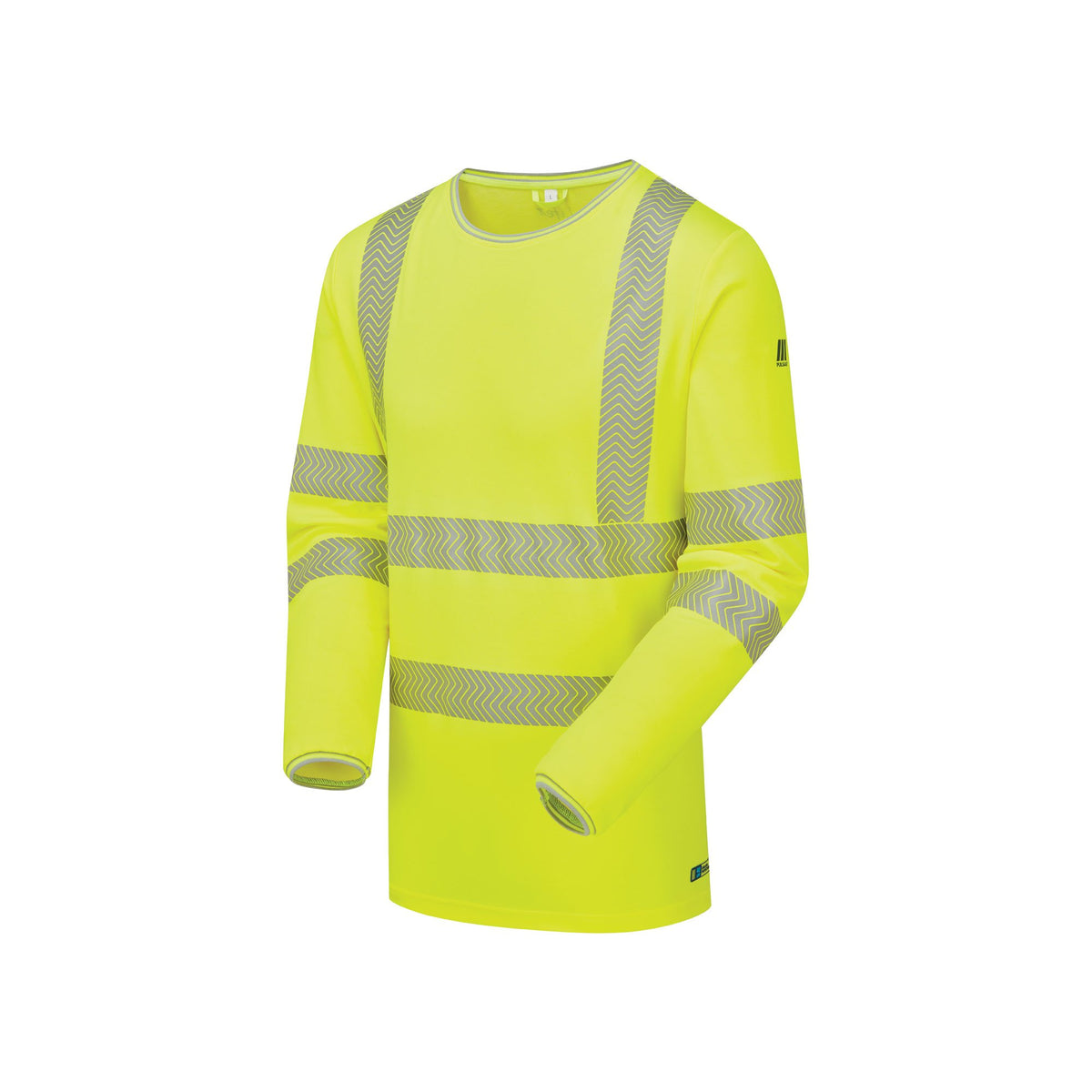 PULSAR LIFE Hi-Vis Yellow Bamboo Long Sleeve T-Shirt LFE935