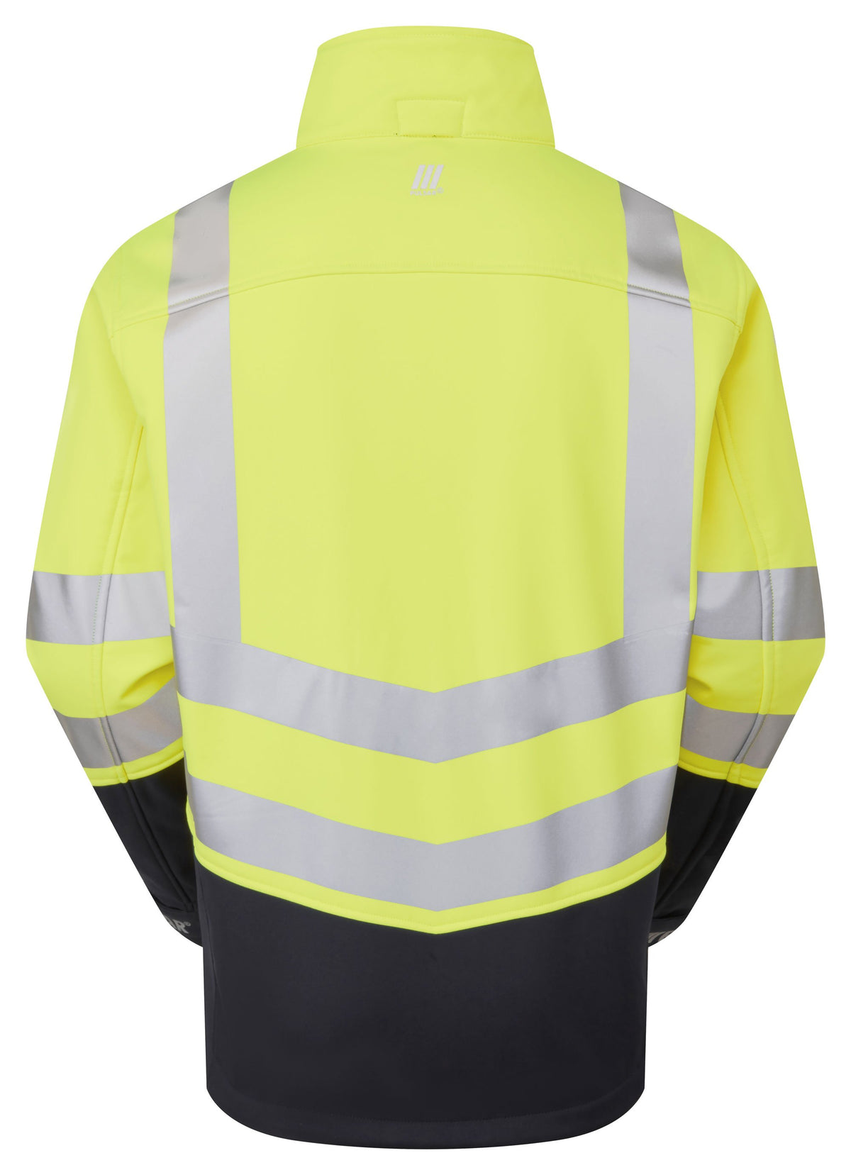 PULSAR Protect Hi-Vis Softshell Jacket Yellow Navy P306-R