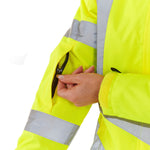 Ladies Kamela Hi-Viz Padded Jacket Class 3