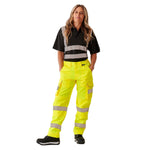 Ladies Hana Hi-Viz Combat Trousers Class 1