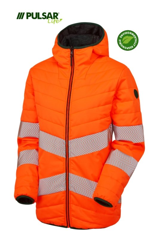 PULSAR LIFE Hi-Vis Orange Reversible Puffer Jacket LFE913-ORG